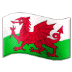 🏴󠁧󠁢󠁷󠁬󠁳󠁿 flag: Wales display on Samsung